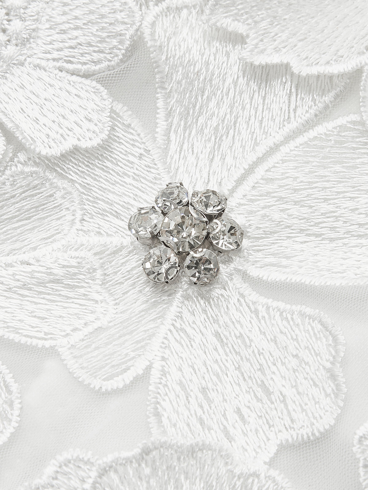 Semi-Sheer Embroidered Floral Sweetheart Corset