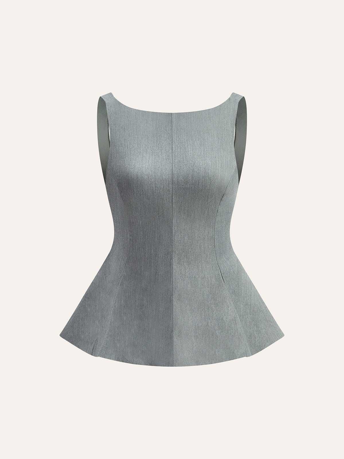 Top mit Schößchen und Schleifendetail