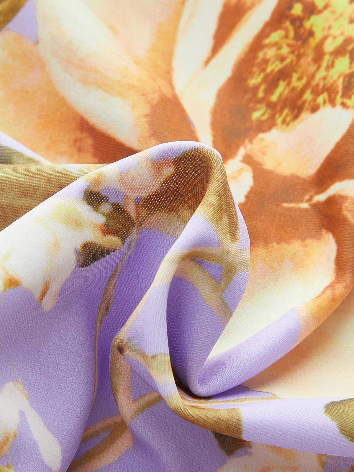 Print Cut-Out Bow Spaghetti Strap One-Piece Swimsuit