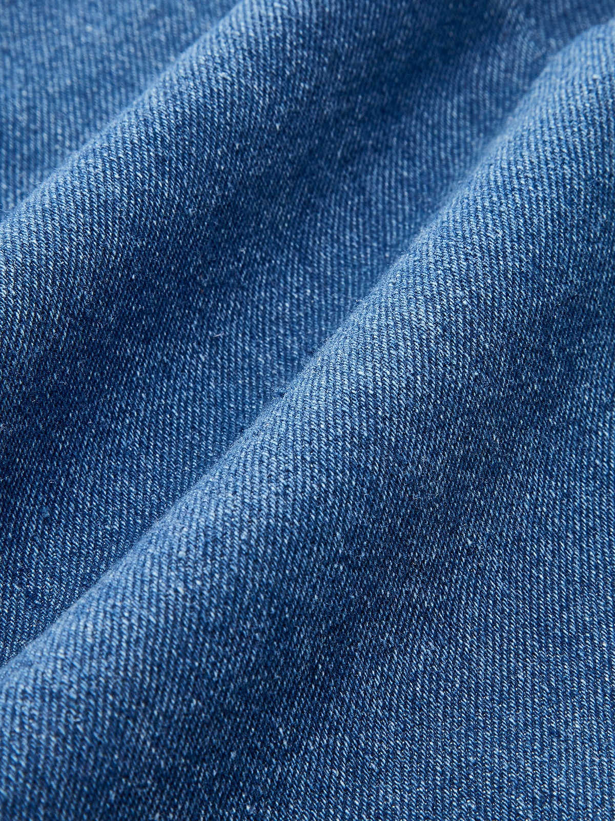 Haut dos nu en denim avec détails de boutons
