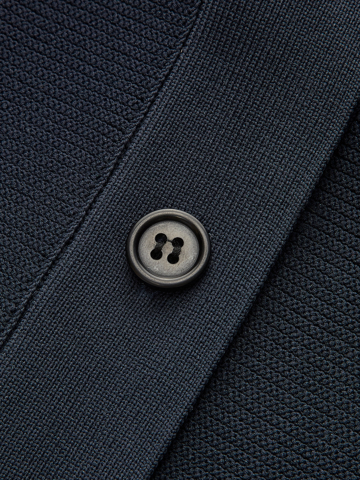 Structured Peplum Button-Up Knit Vest