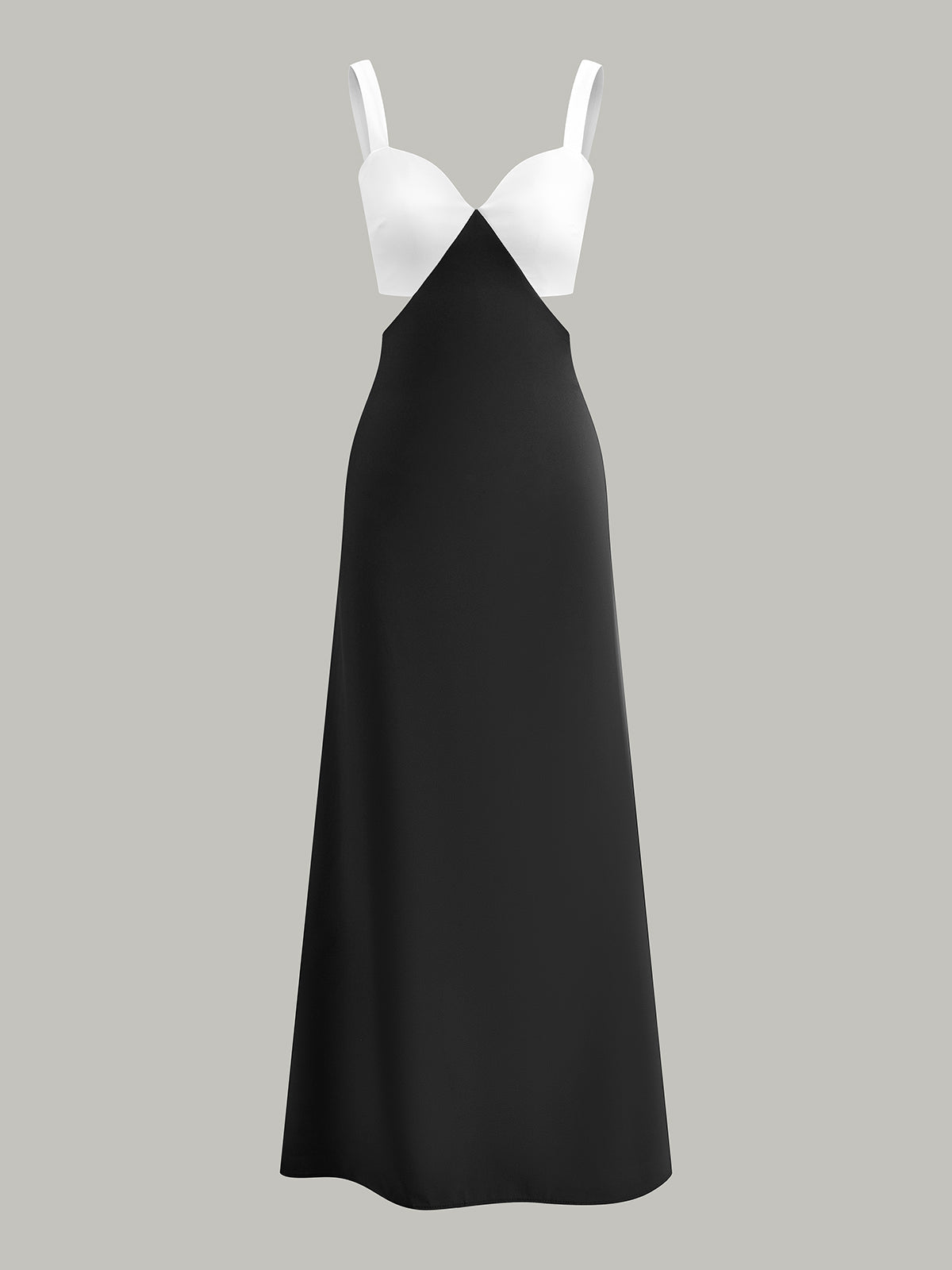 Robe à découpes et blocs de couleur