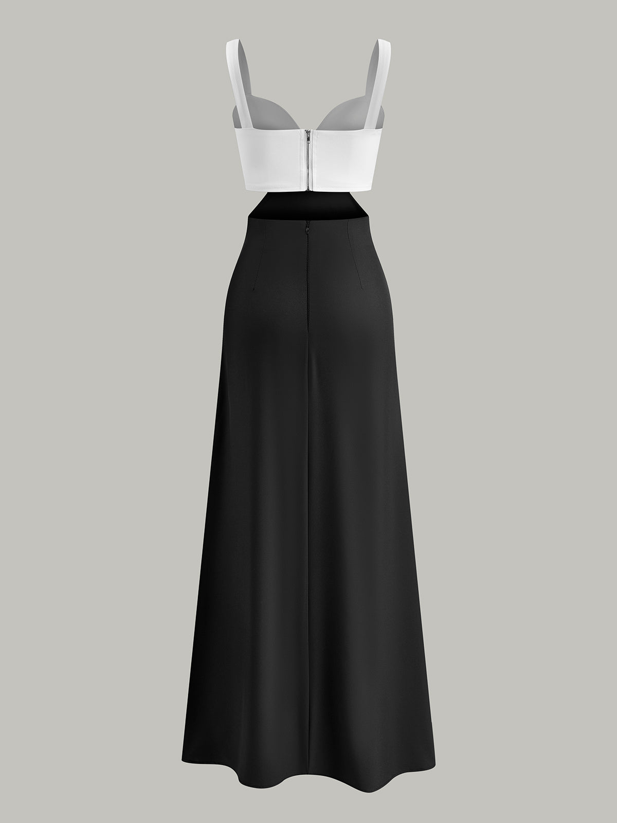 Robe à découpes et blocs de couleur