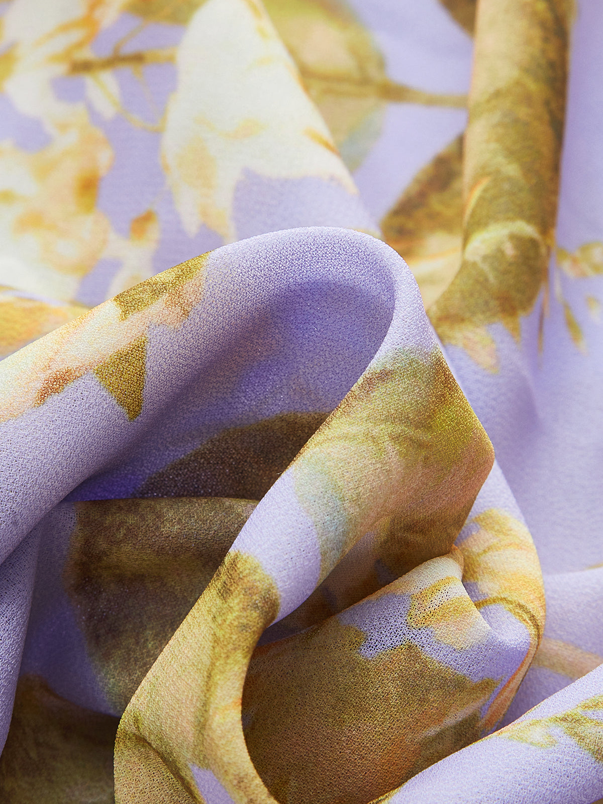 Cache-maillot en maille à imprimé floral et à nouer à la taille