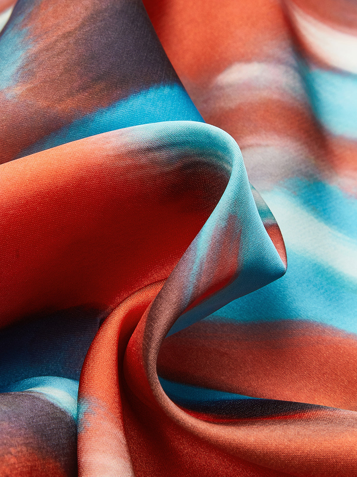 Robe longue asymétrique dos nu multicolore