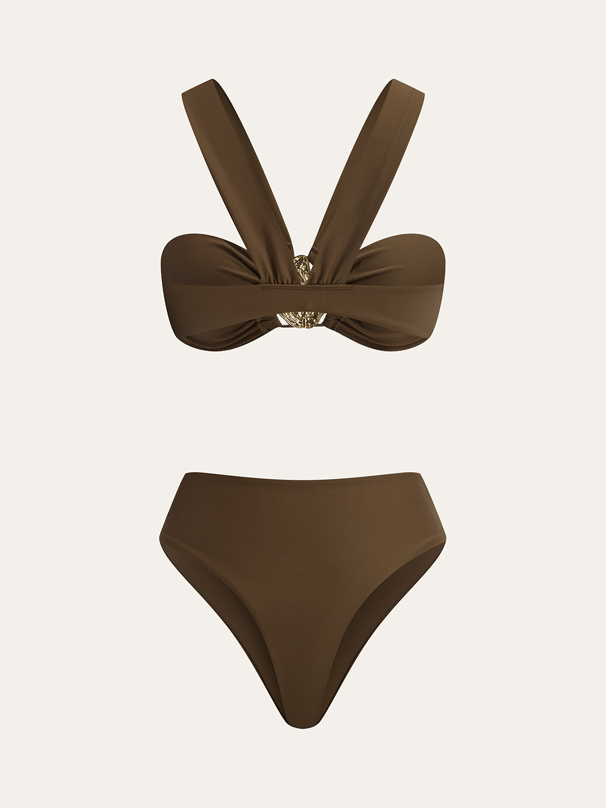 Metal Decor Bikini Set