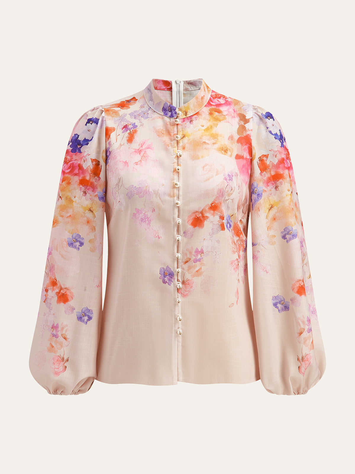 Watercolor Floral Belted Shorts Set