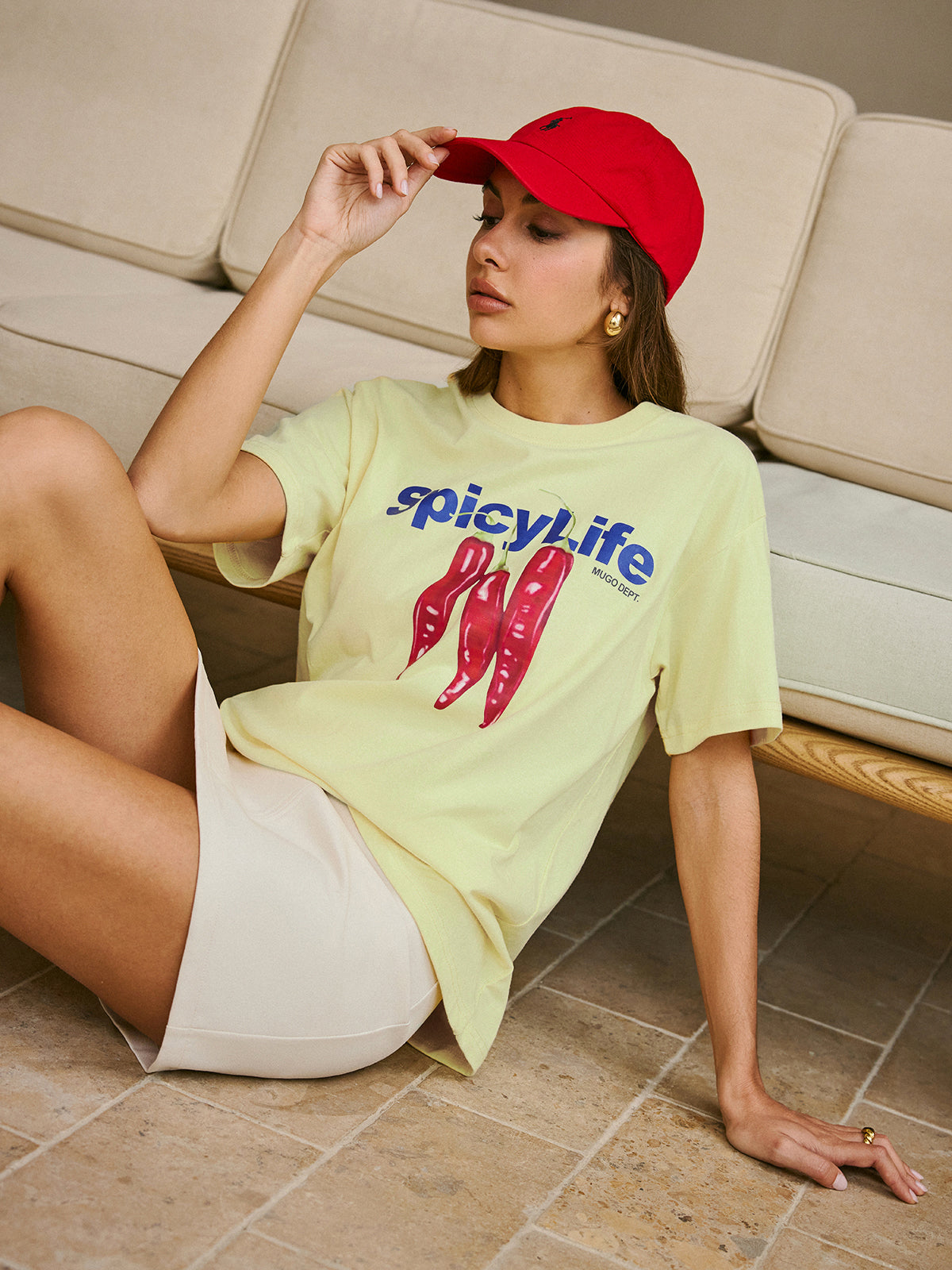 T-shirt imprimé en coton