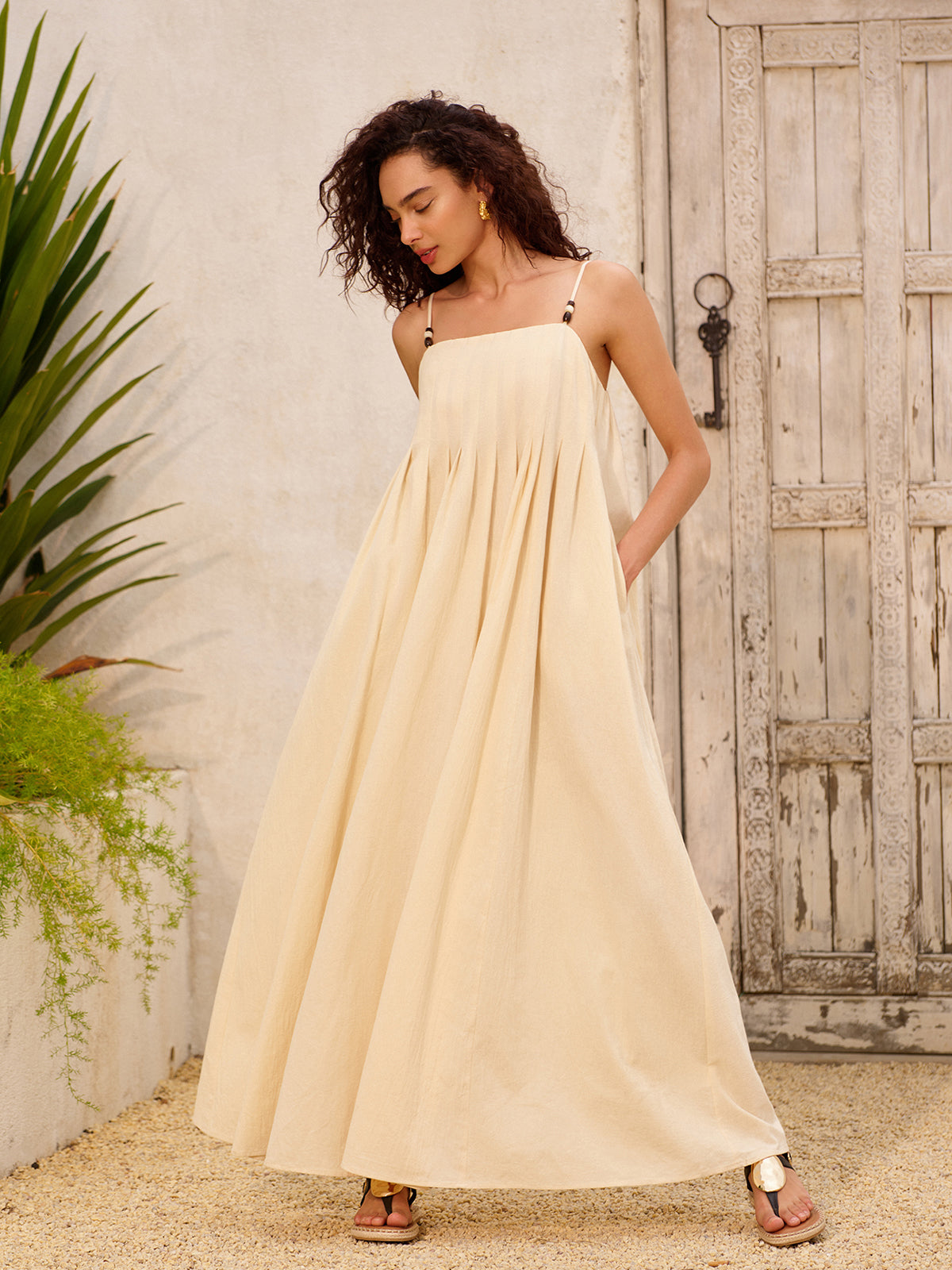 Robe oversize à poches