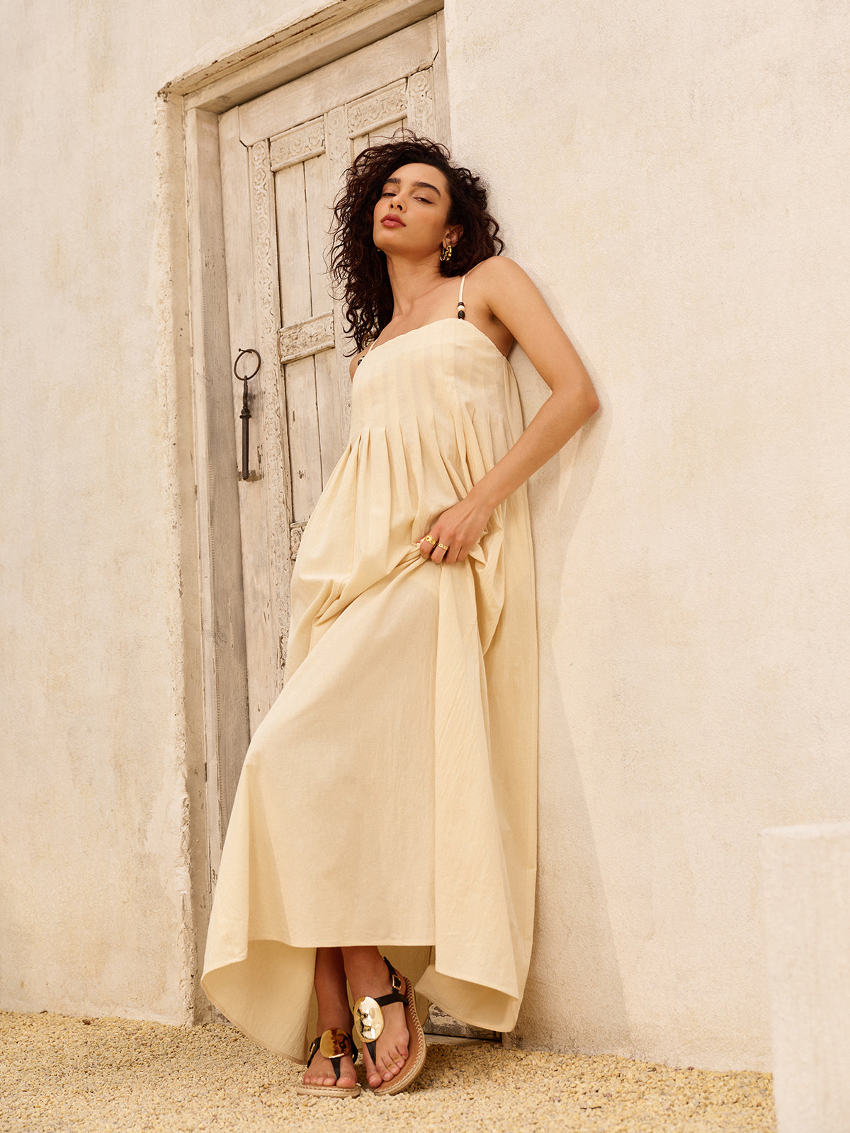 Robe oversize à poches