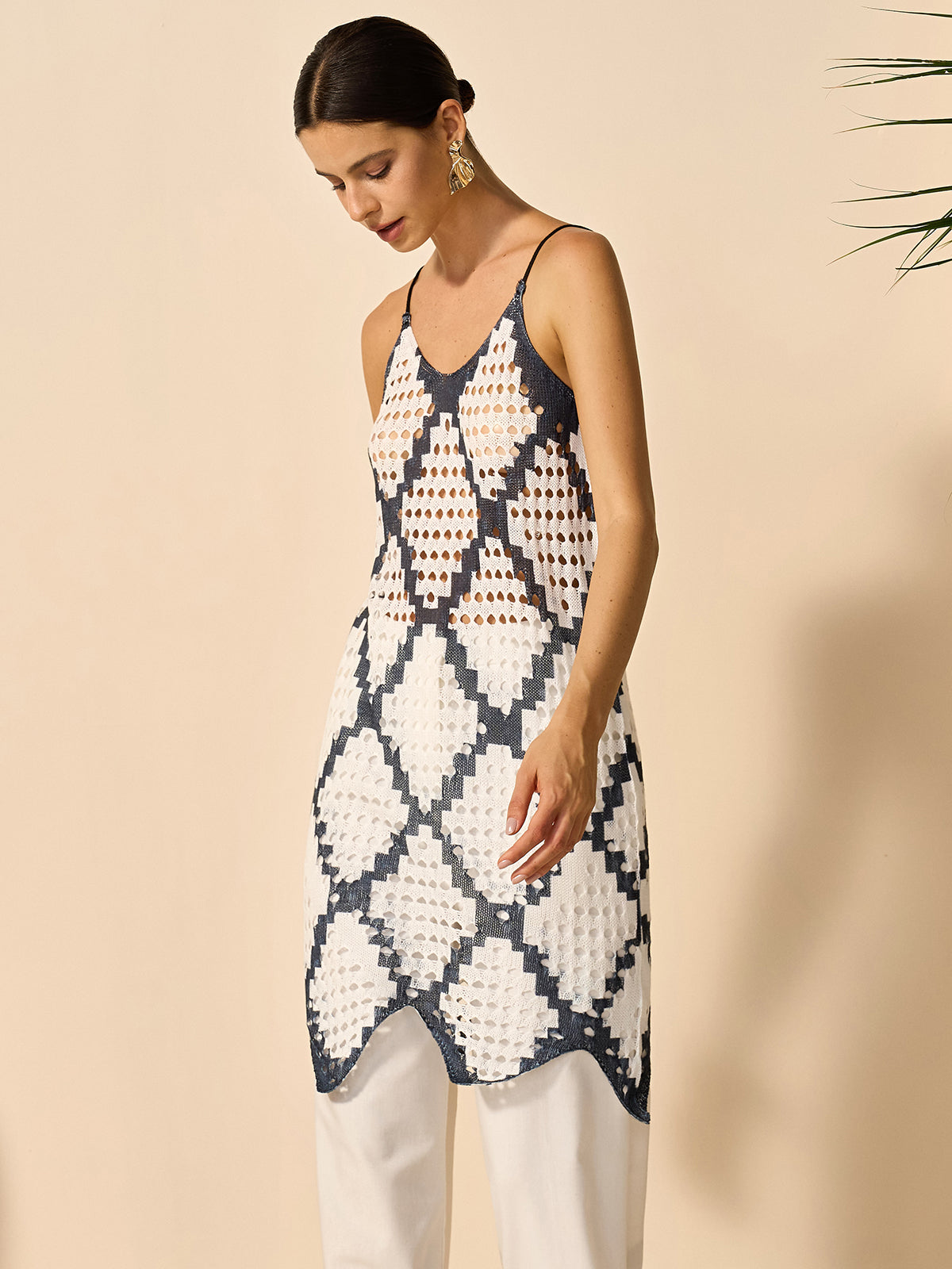 Crochet Hollow Knit Vest