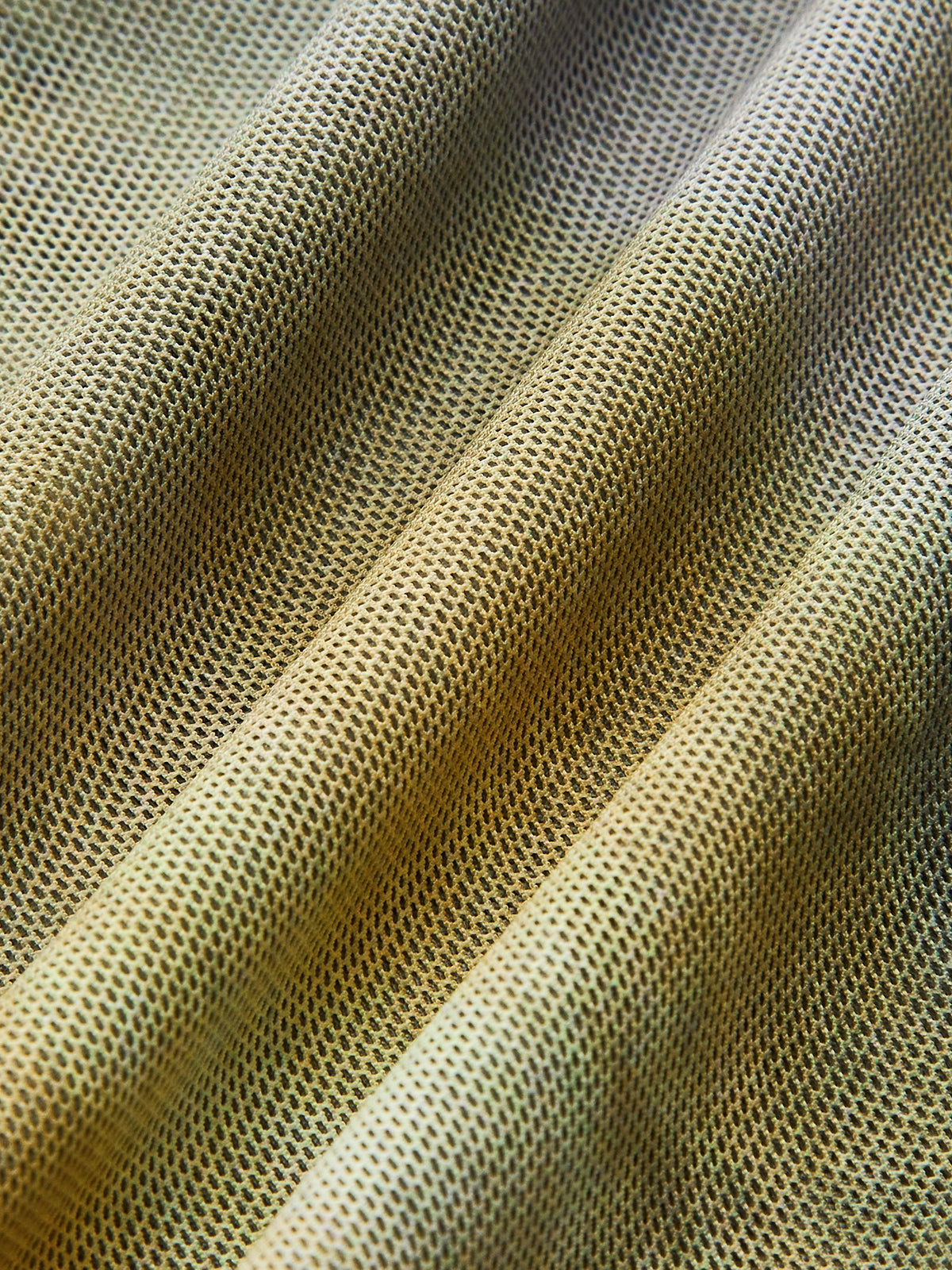 Haut licou croisé en maille tie-dye