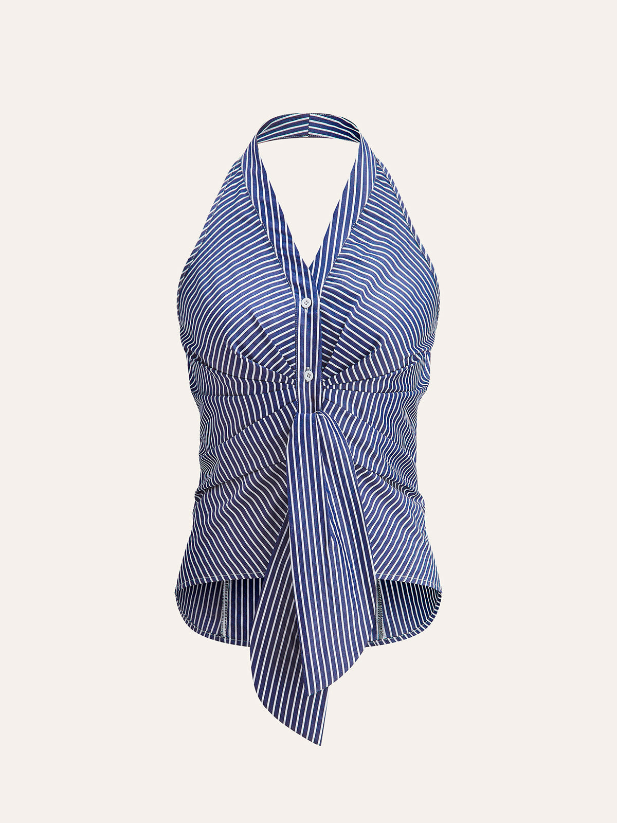 Gestreiftes Neckholder-Bindetop