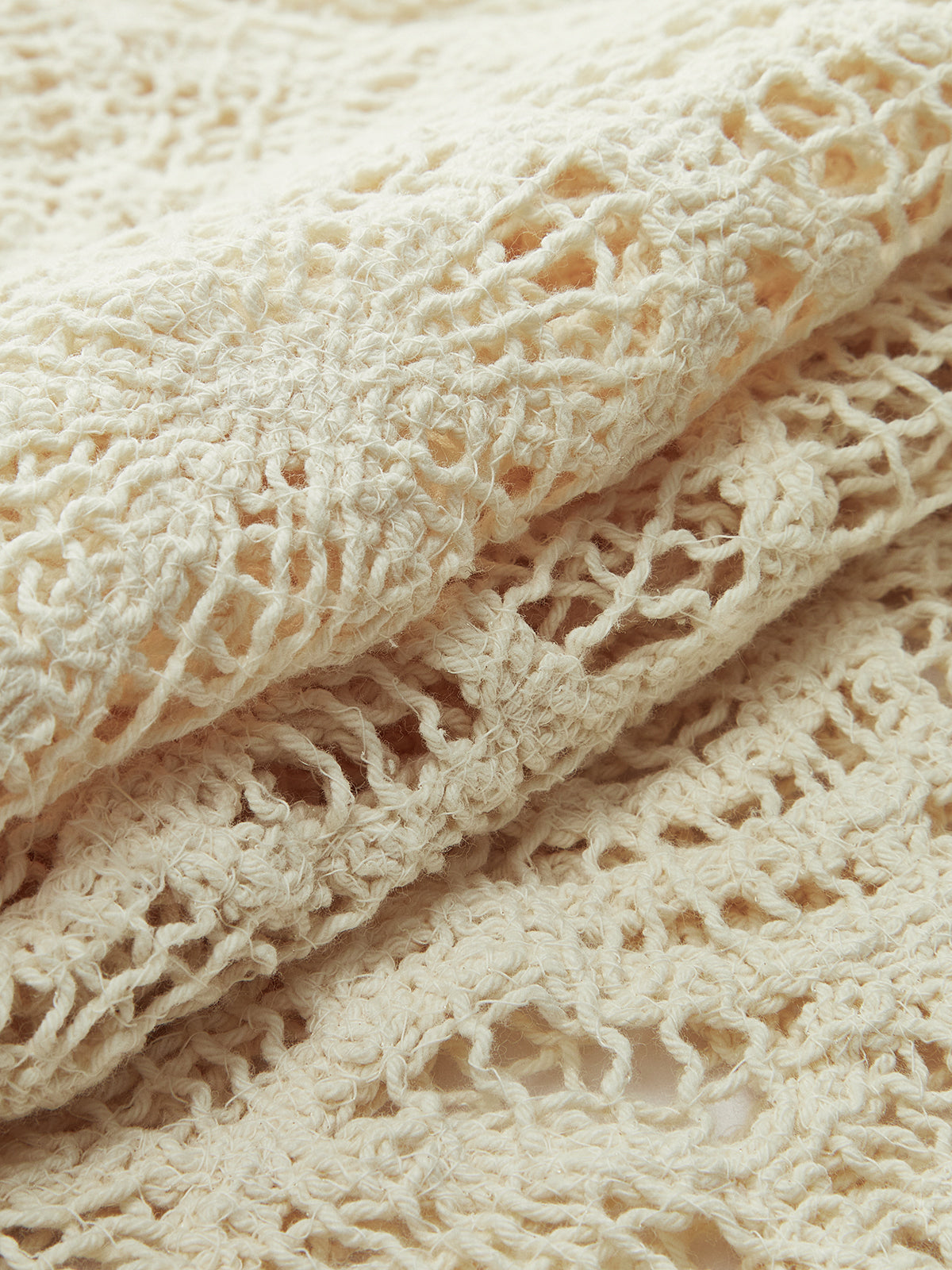 Semi-Sheer Crochet Lace Top