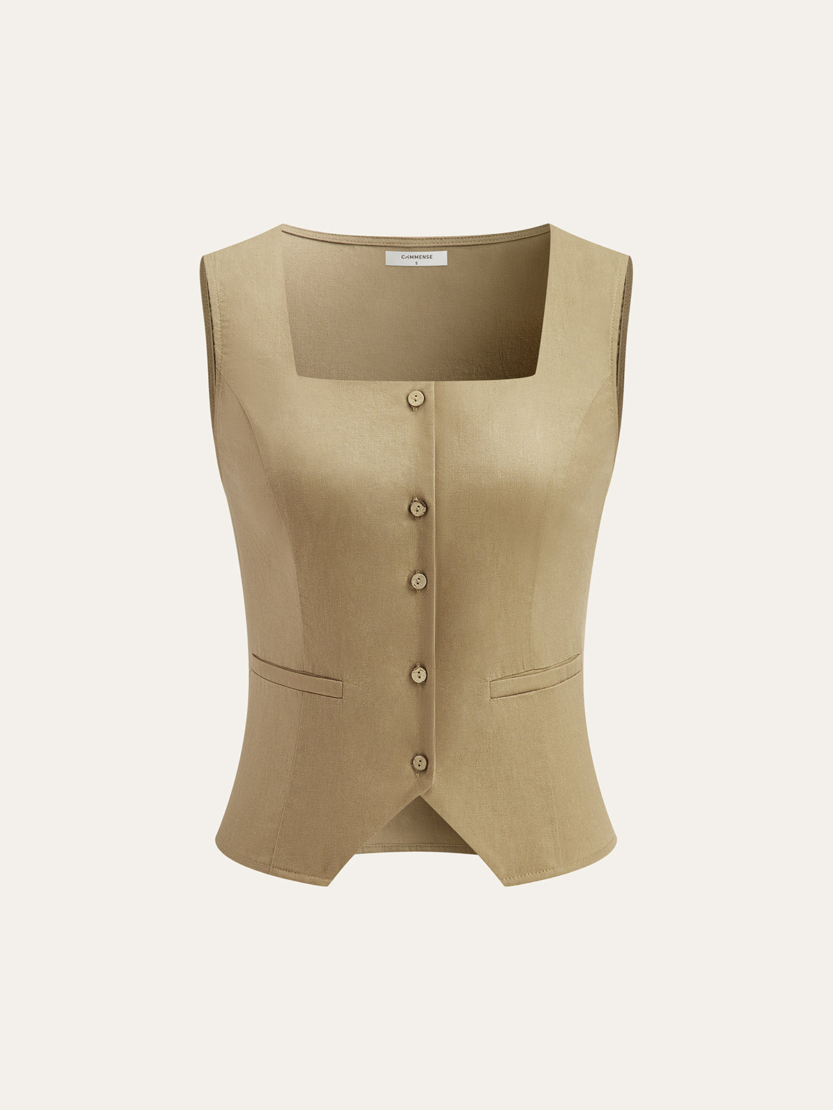 Ensemble jupe en lin et coton