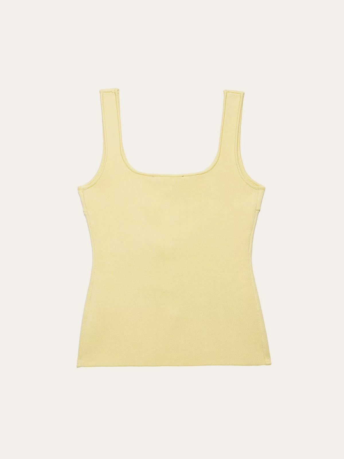 Gilet en maille côtelée à ourlet incurvé