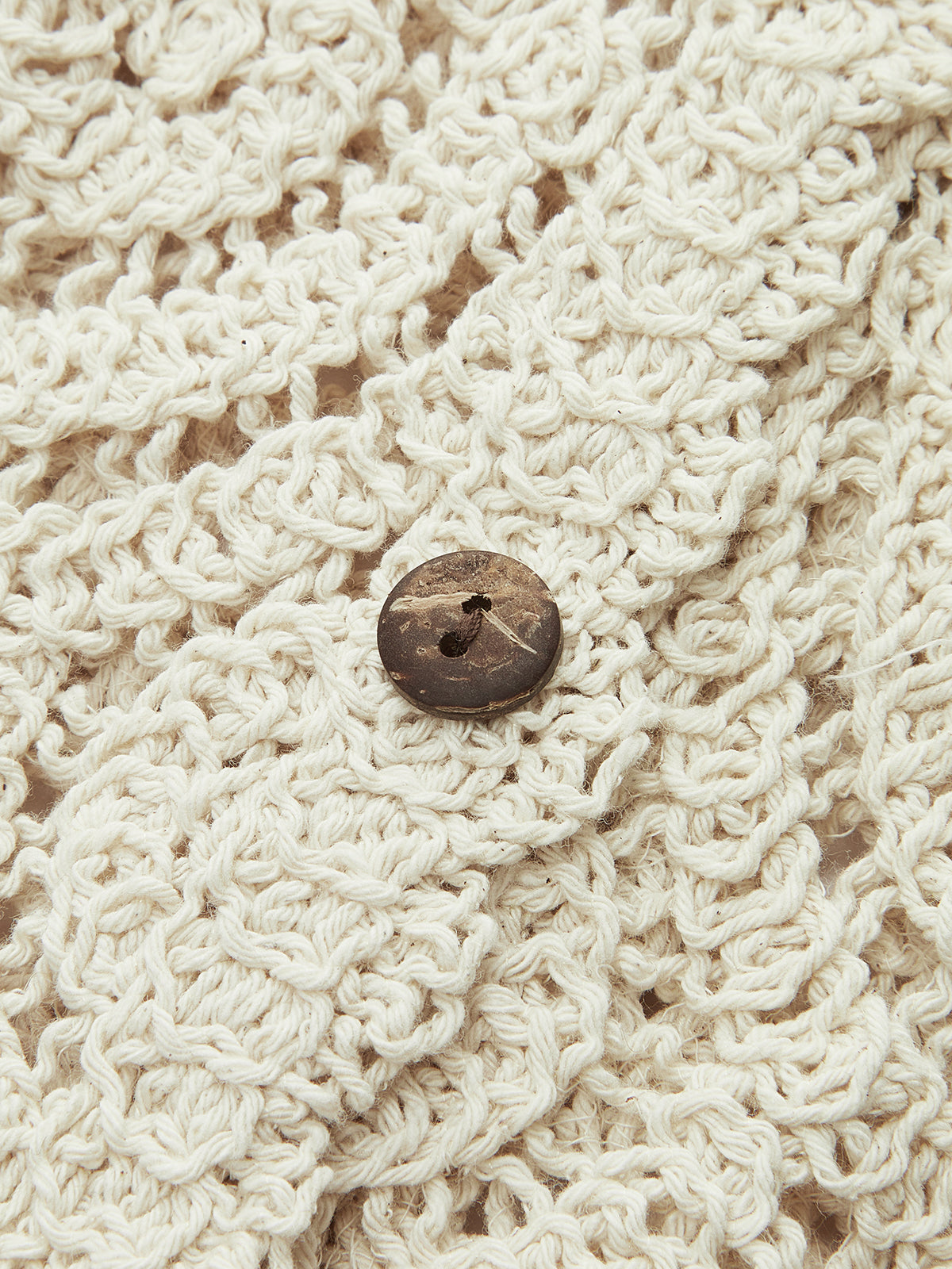 Gilet boutonné au crochet