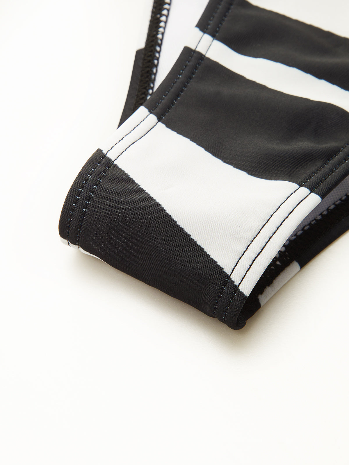 Striped Triangle Bikini Set