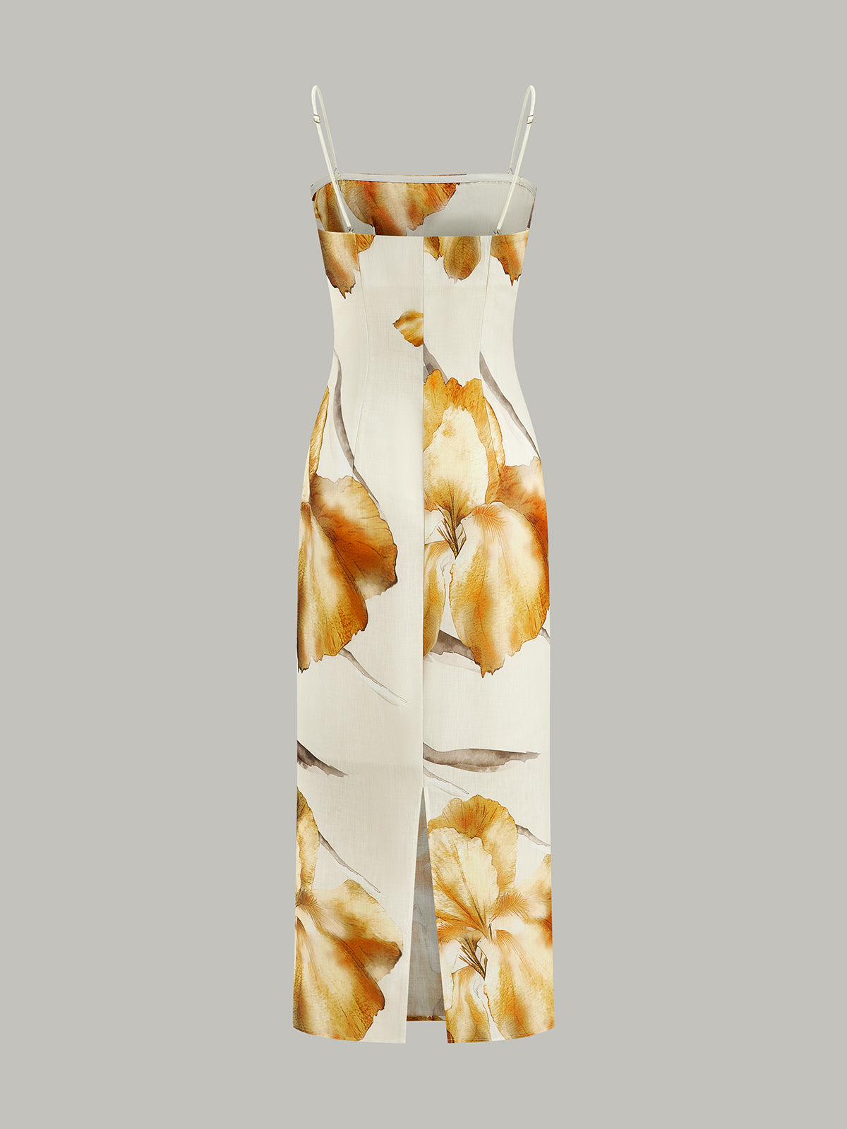 Robe midi à imprimé floral