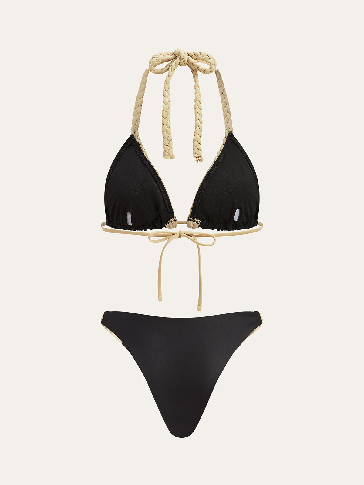 Braided Strap Bikini Set