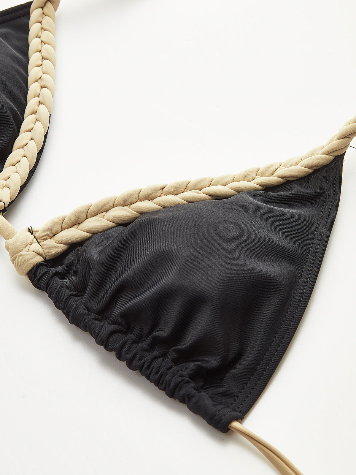 Bikini-Set mit geflochtenen Trägern