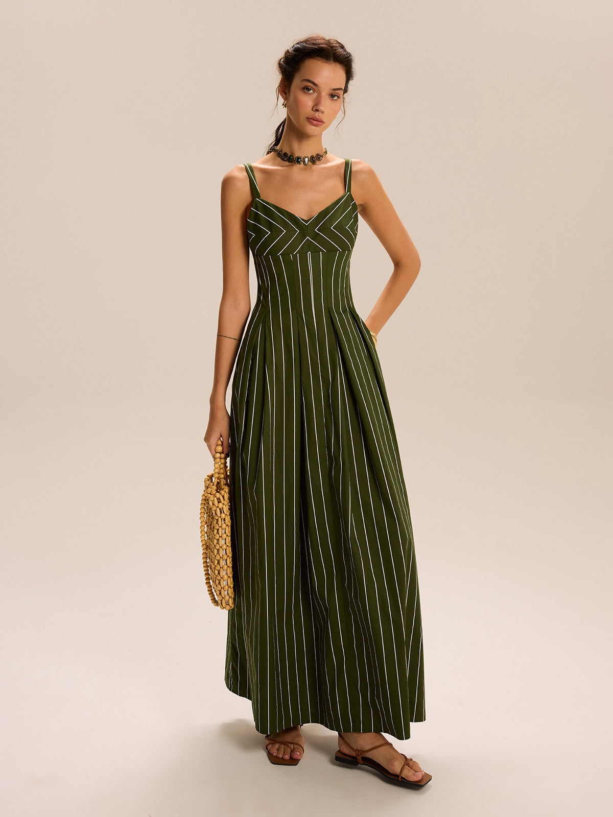 Striped Maxi Dress