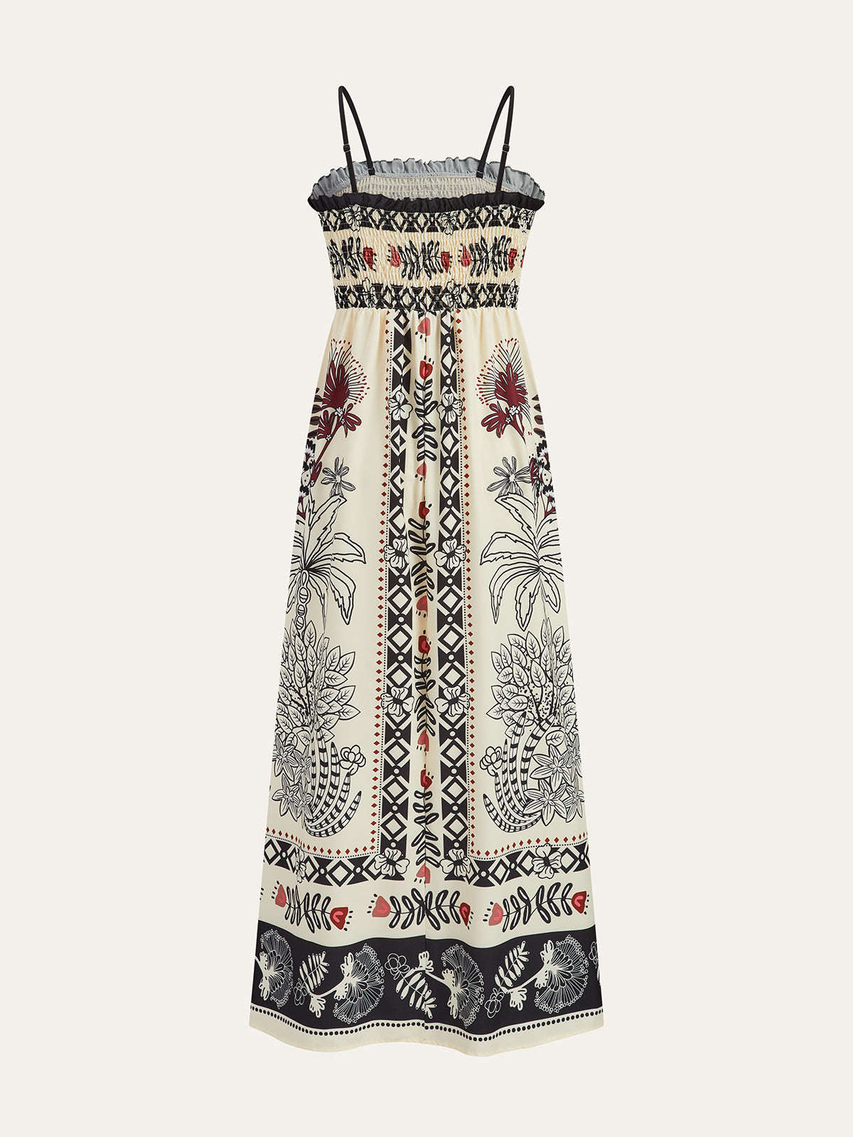 Maxikleid mit Ethno-Print