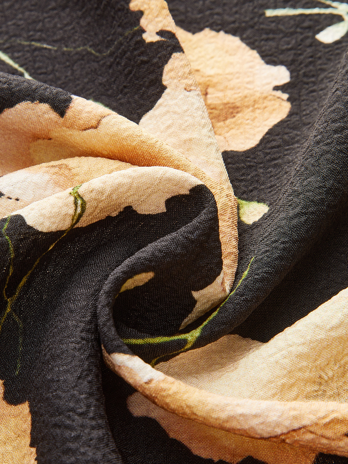 Floral Print Wide-Leg Pants