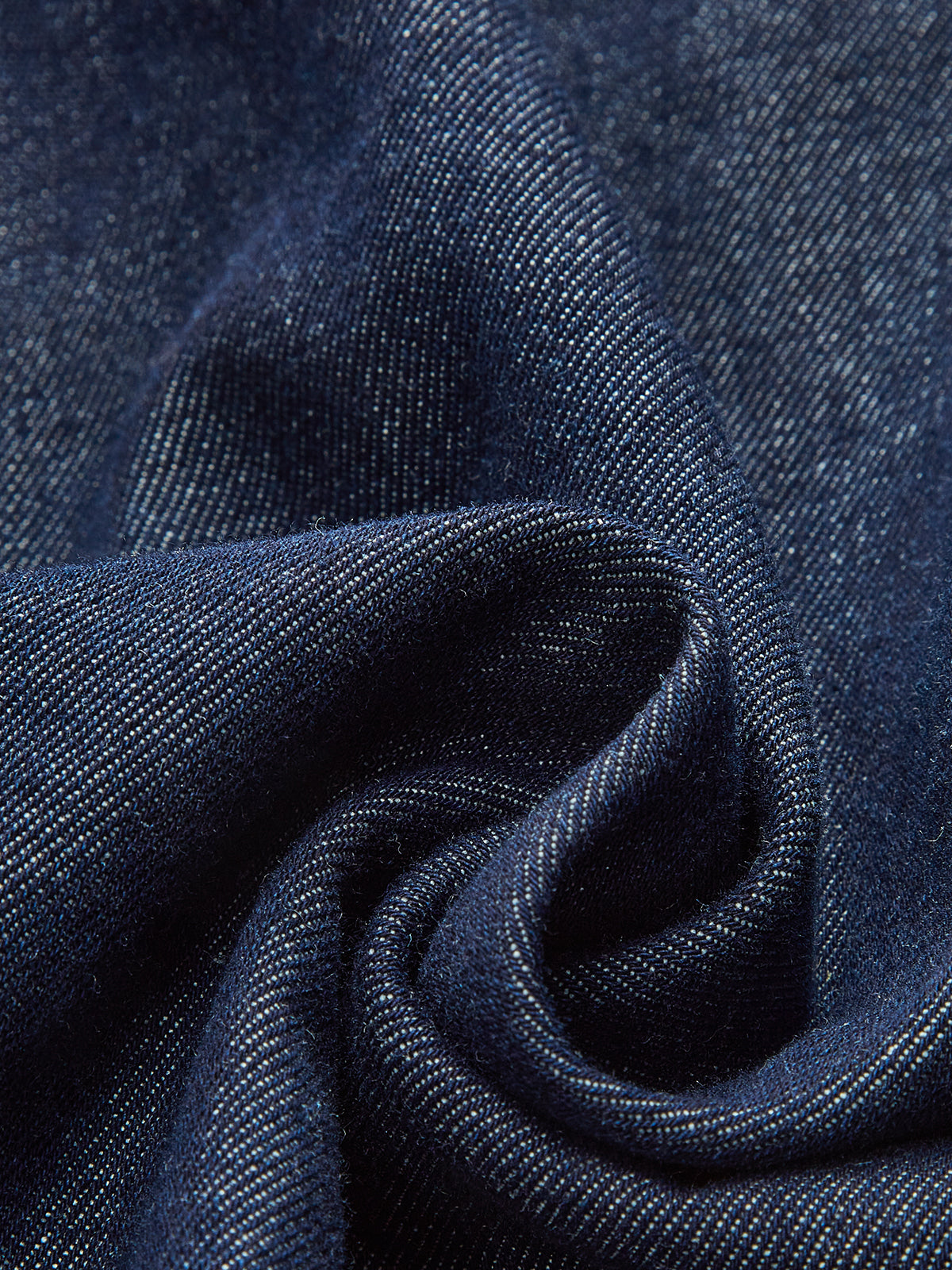 Jeans-Midi-Kleid mit Neckholder und Gürtel
