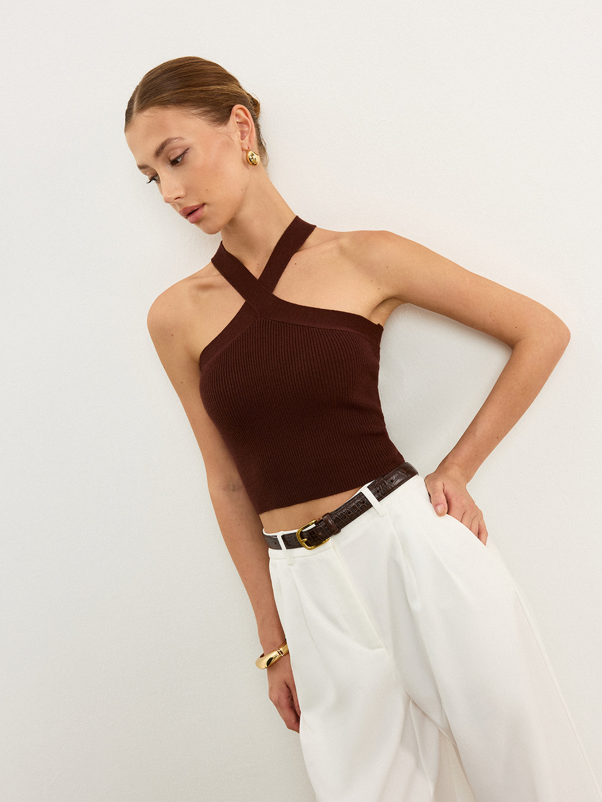 Knit Halter Top