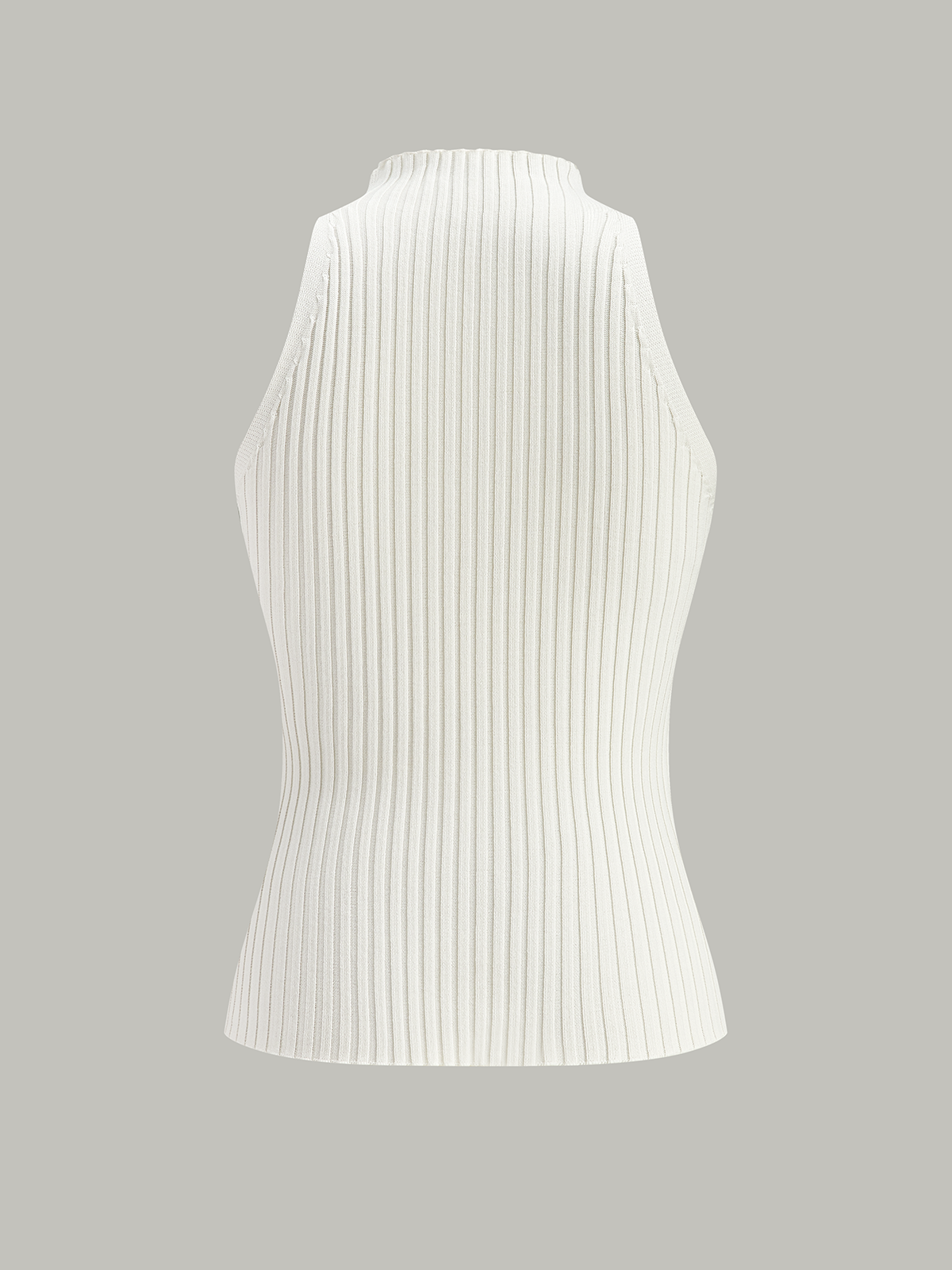 Ribbed Cut-Out Tank Top
