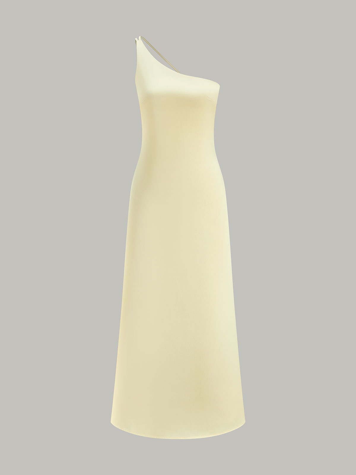 Robe midi asymétrique à une épaule