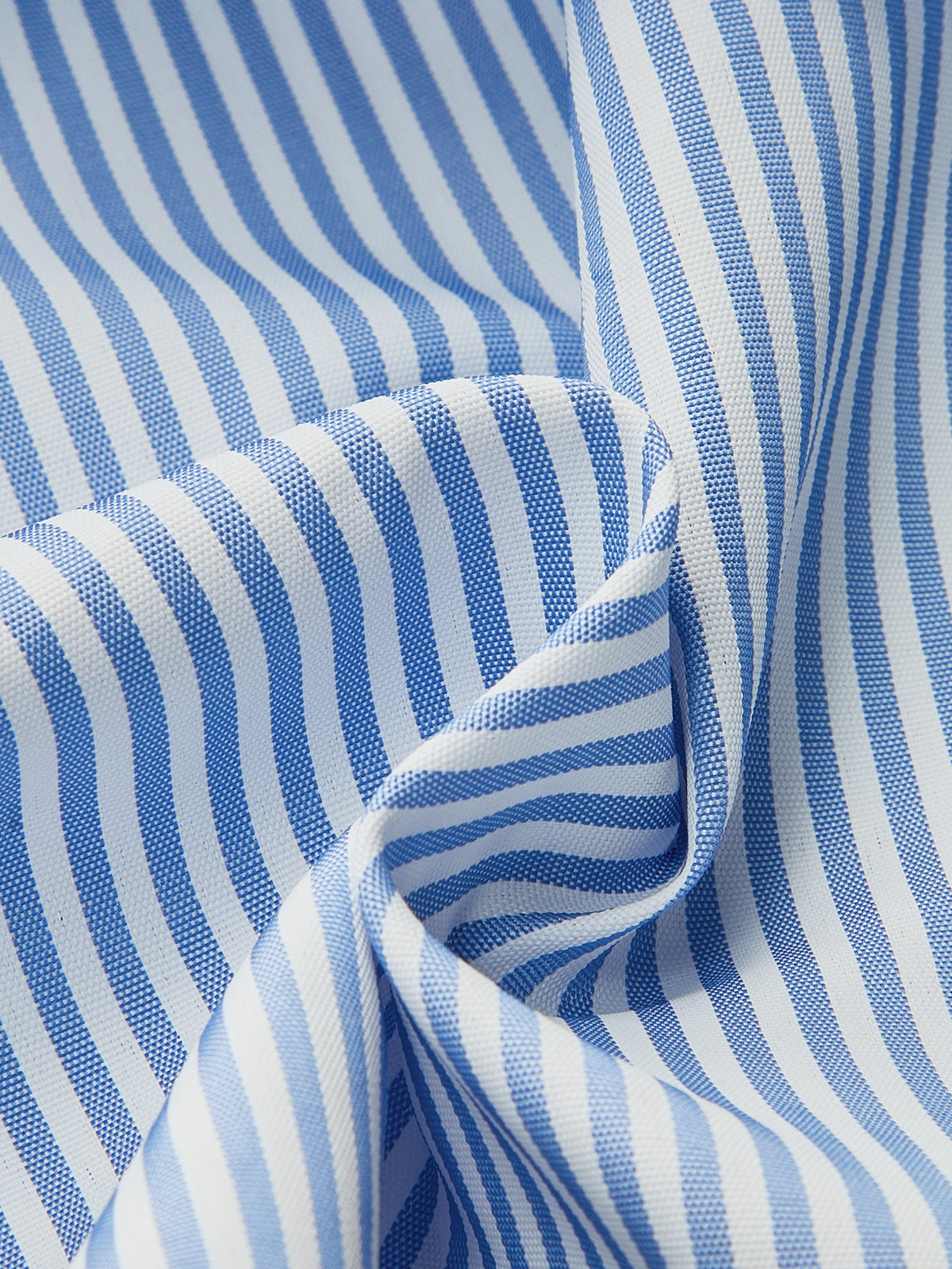 Gestreiftes Rüschenoberteil mit V-Ausschnitt und Puffärmeln