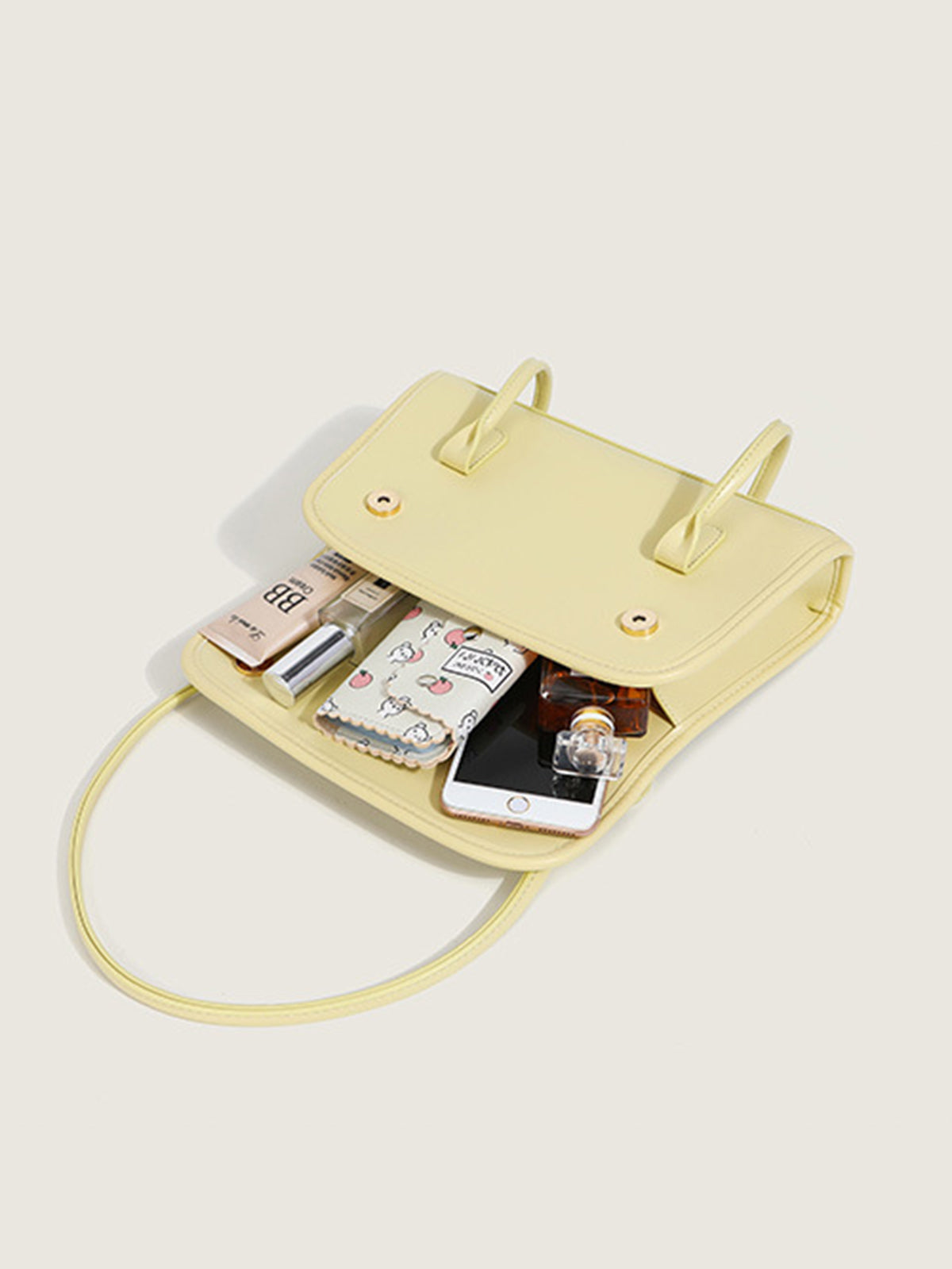 Minimalistische Schultertasche mit Knotendetail