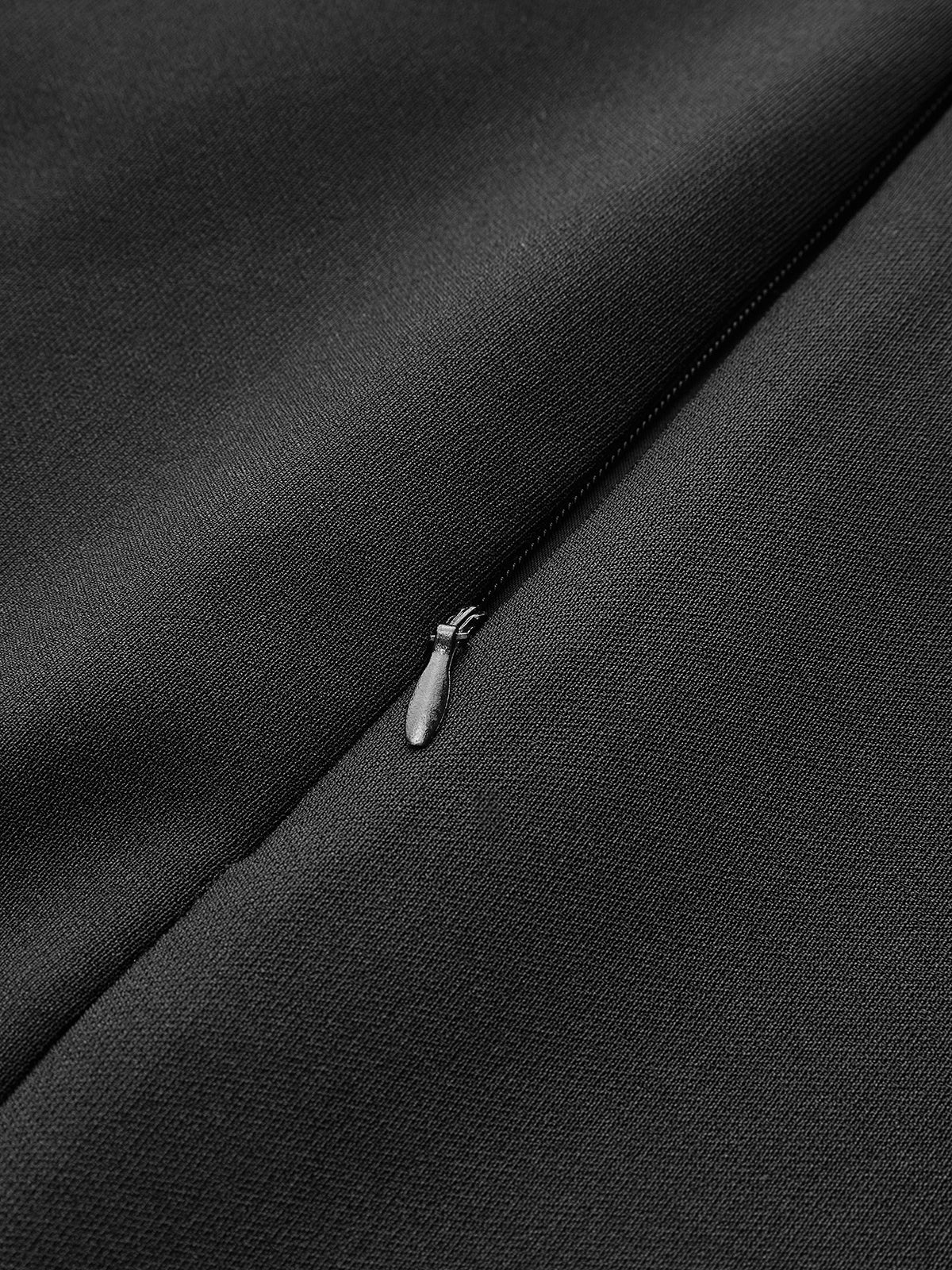 Midirock mit Faltenrock und Mesh-Saum