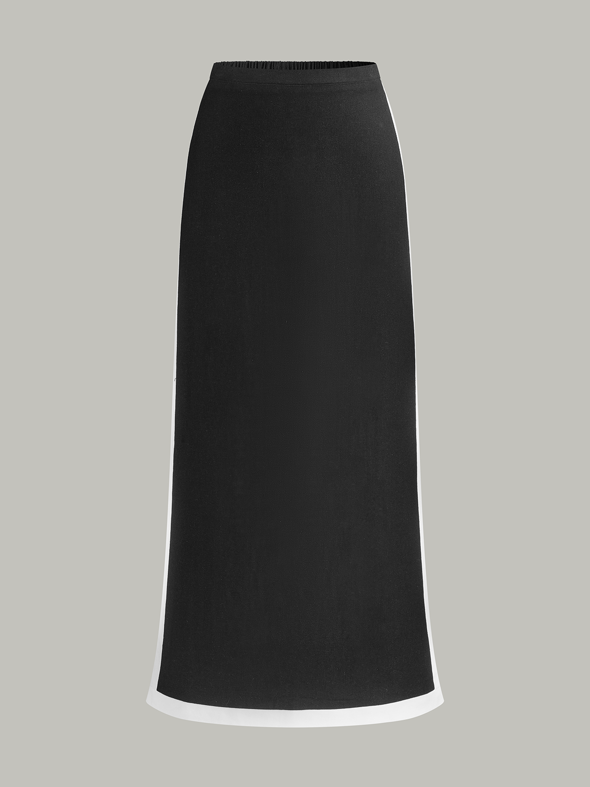 Ensemble jupe à bordure contrastée