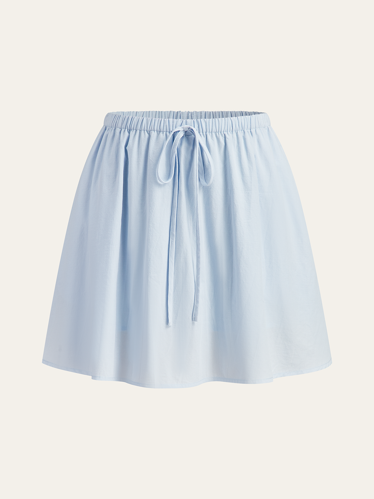 Ensemble Haut Licou et Jupe à Cordon de Serrage