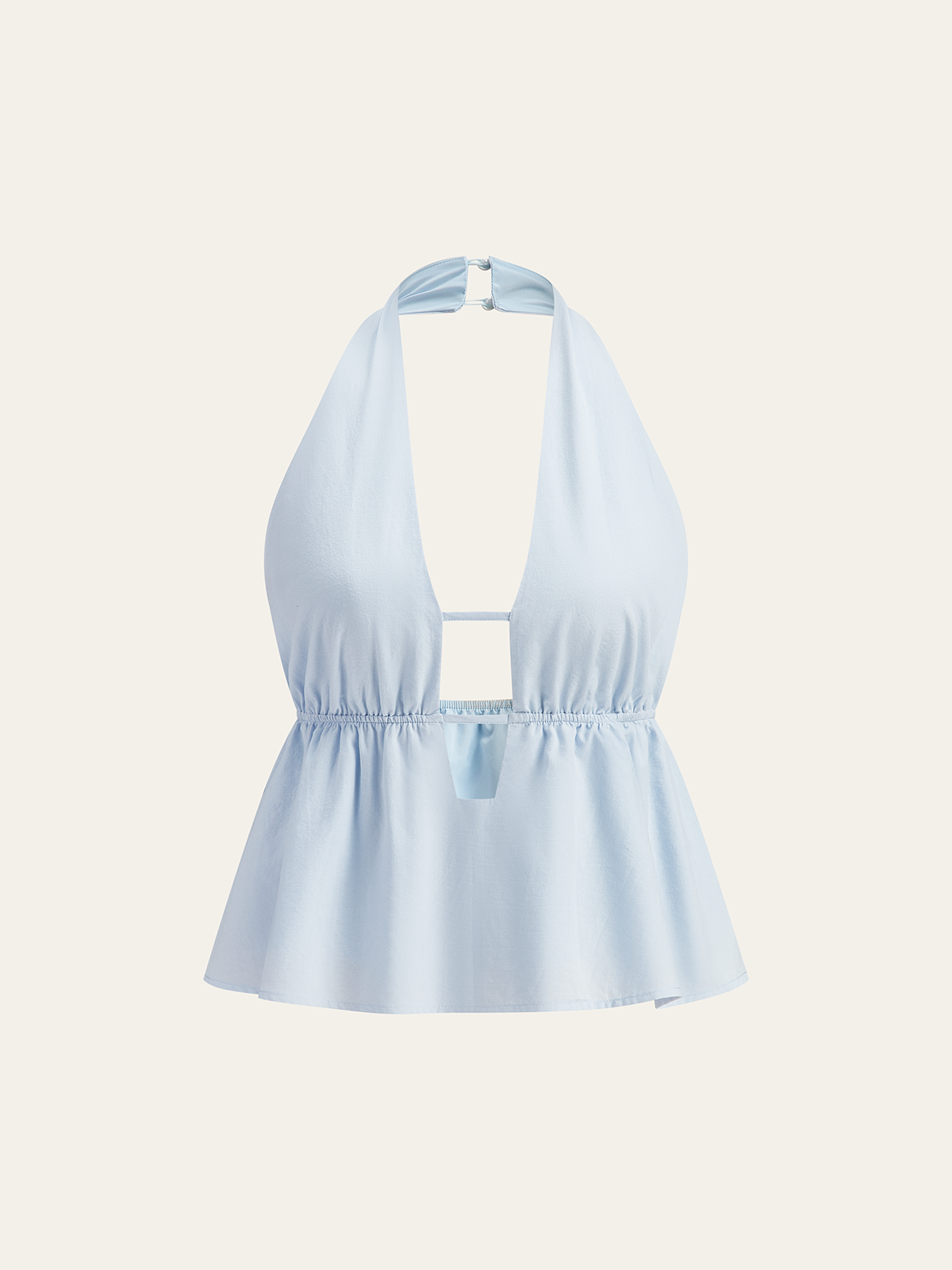 Ensemble haut dos nu et jupe à cordon