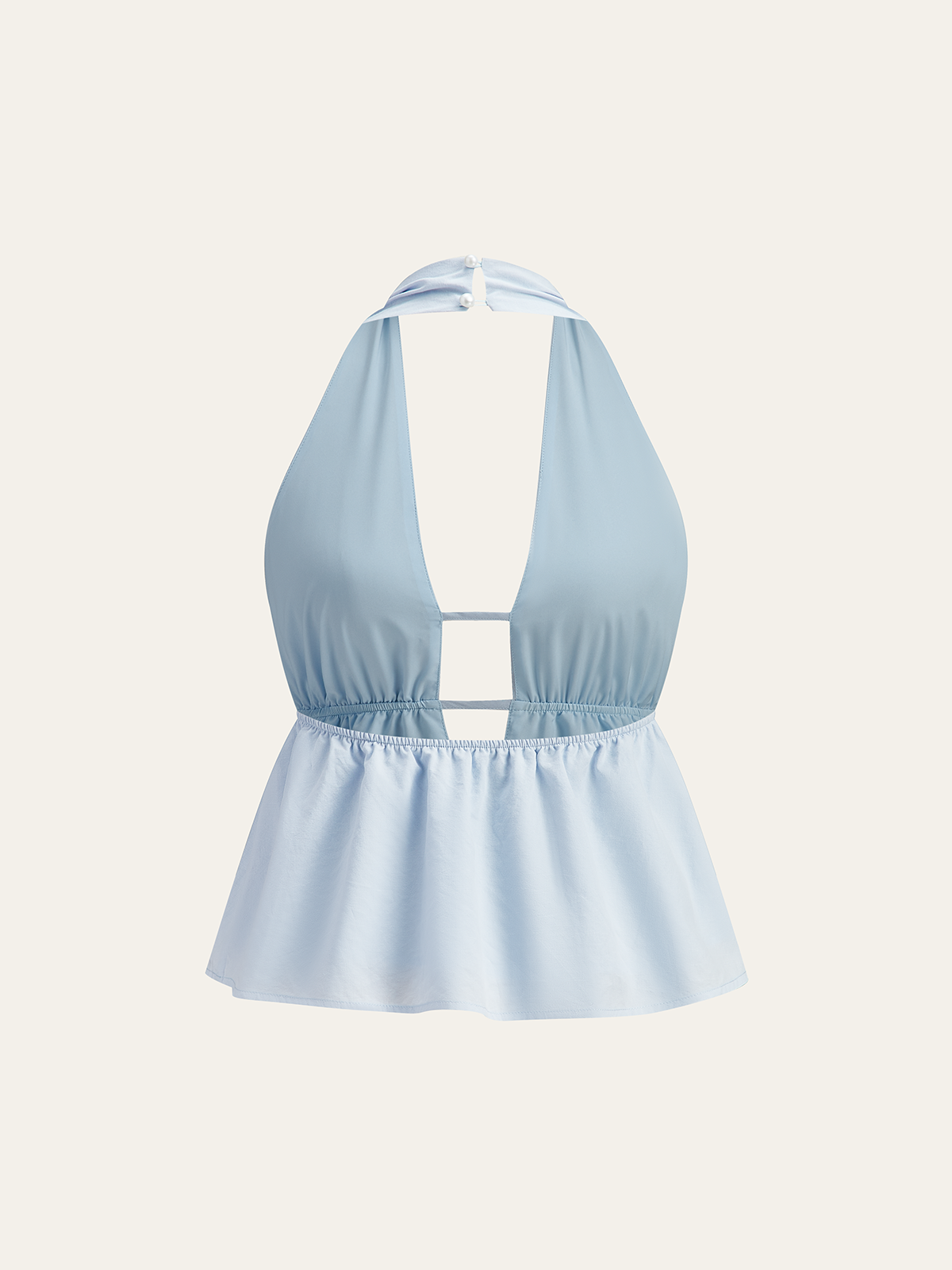 Ensemble haut dos nu et jupe à cordon