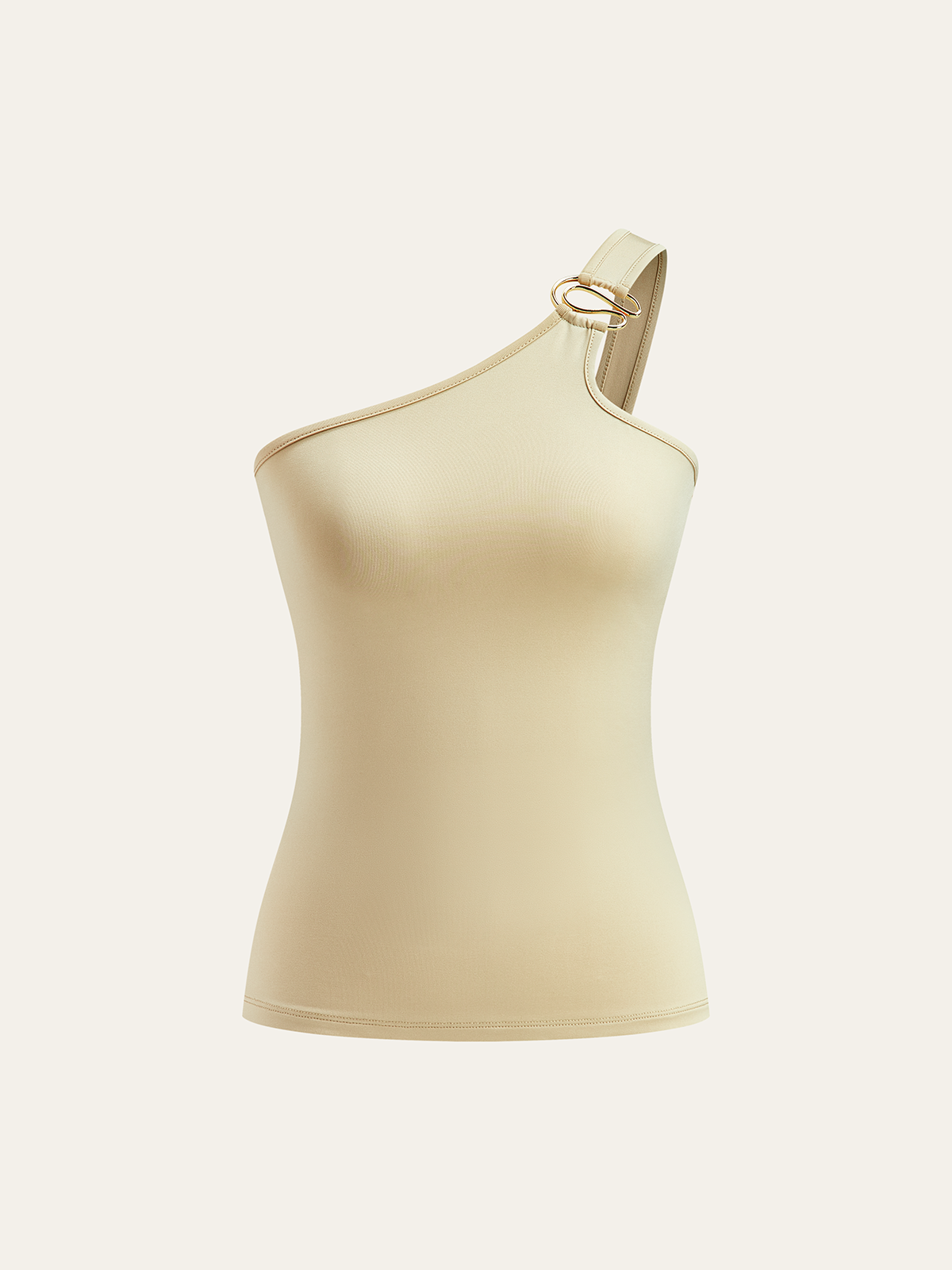 Haut asymétrique à anneau