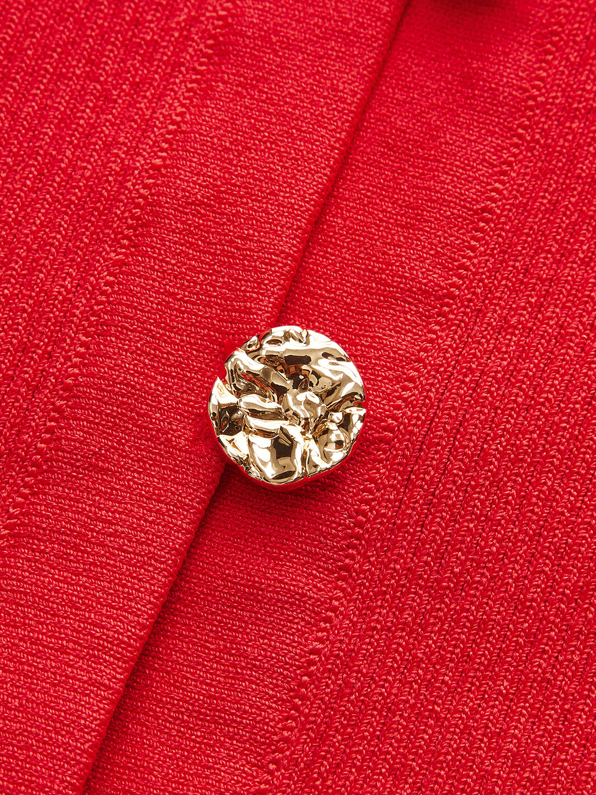 Gilet en maille boutonné à col en V