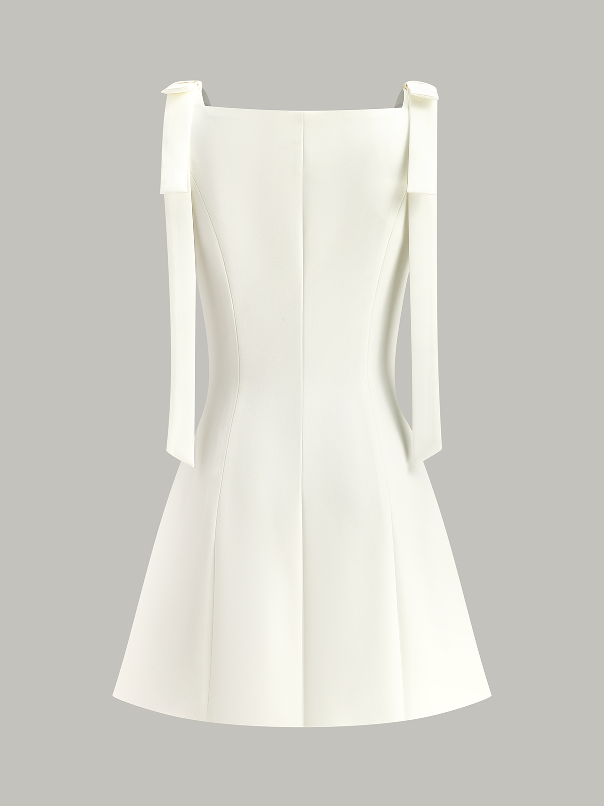 Bow-Strap Mini Dress