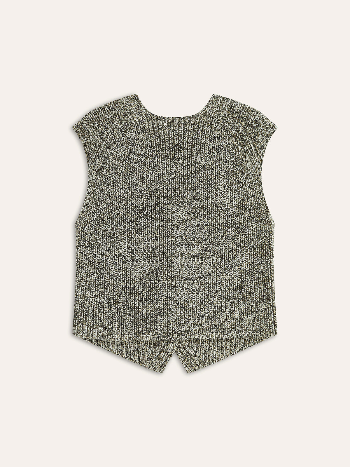 Strickweste mit Knopfleiste