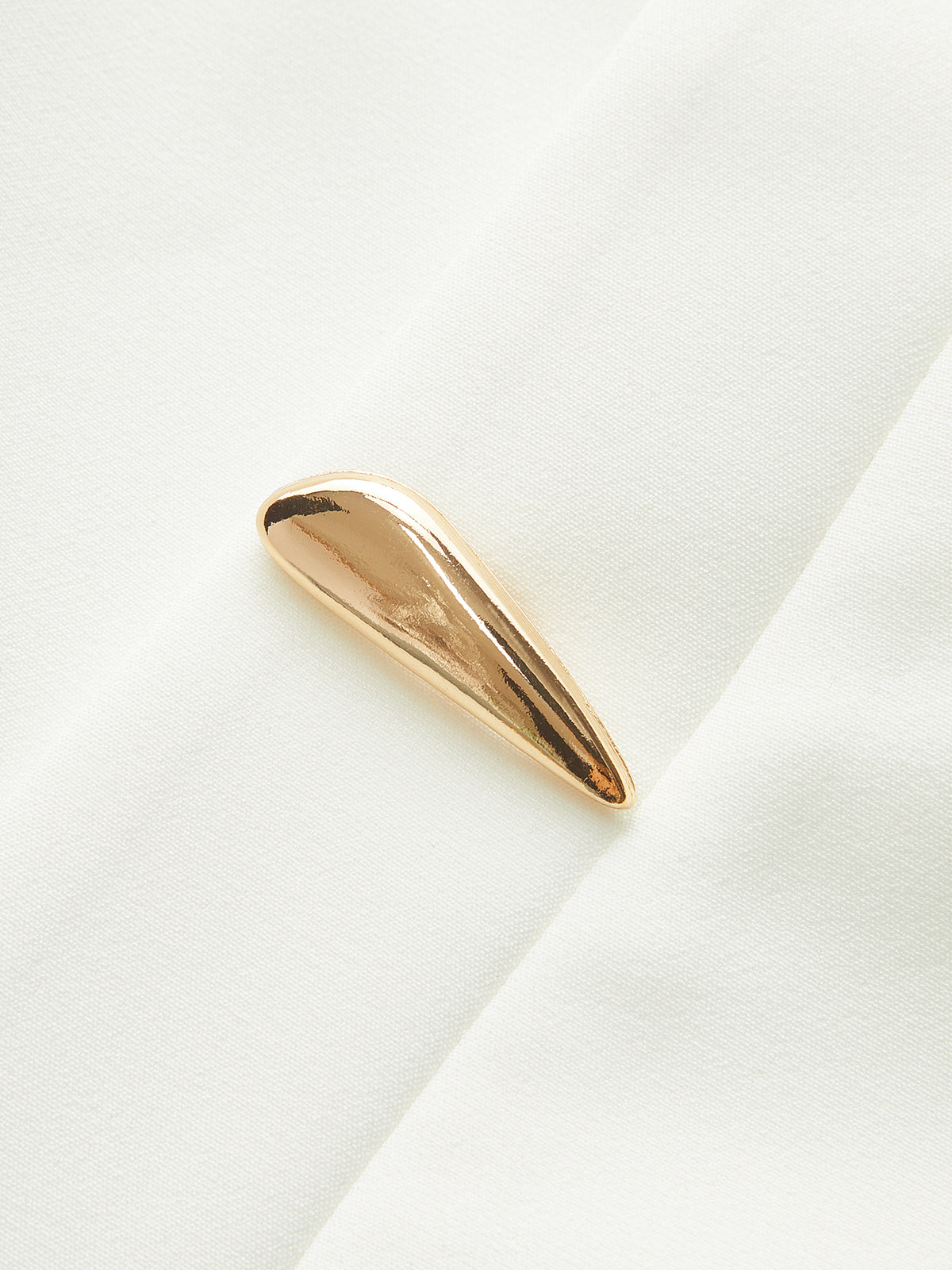 Sleeveless Peplum Top with Metal Buttons