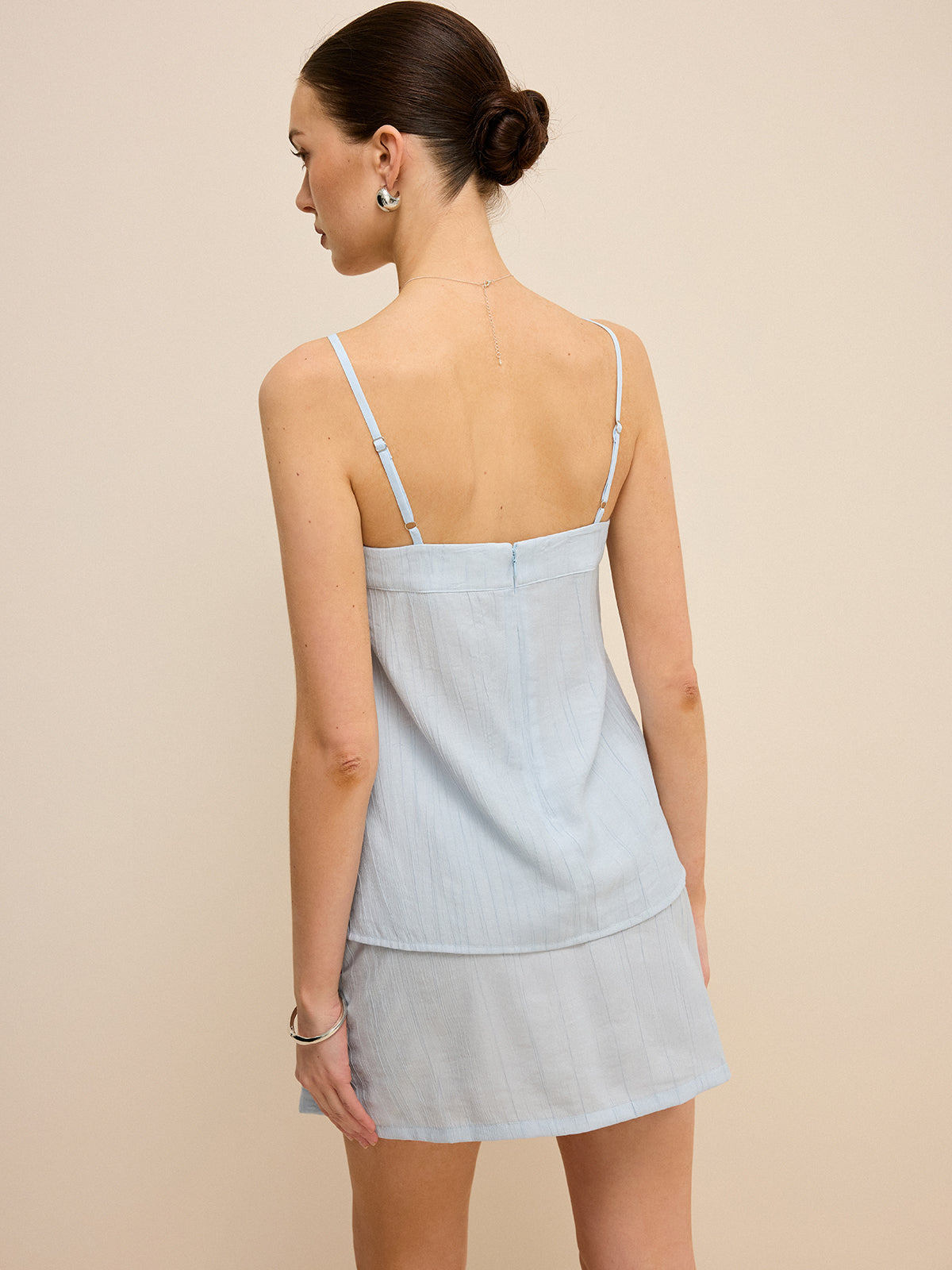 Ensemble jupe à poches et boutons décoratifs