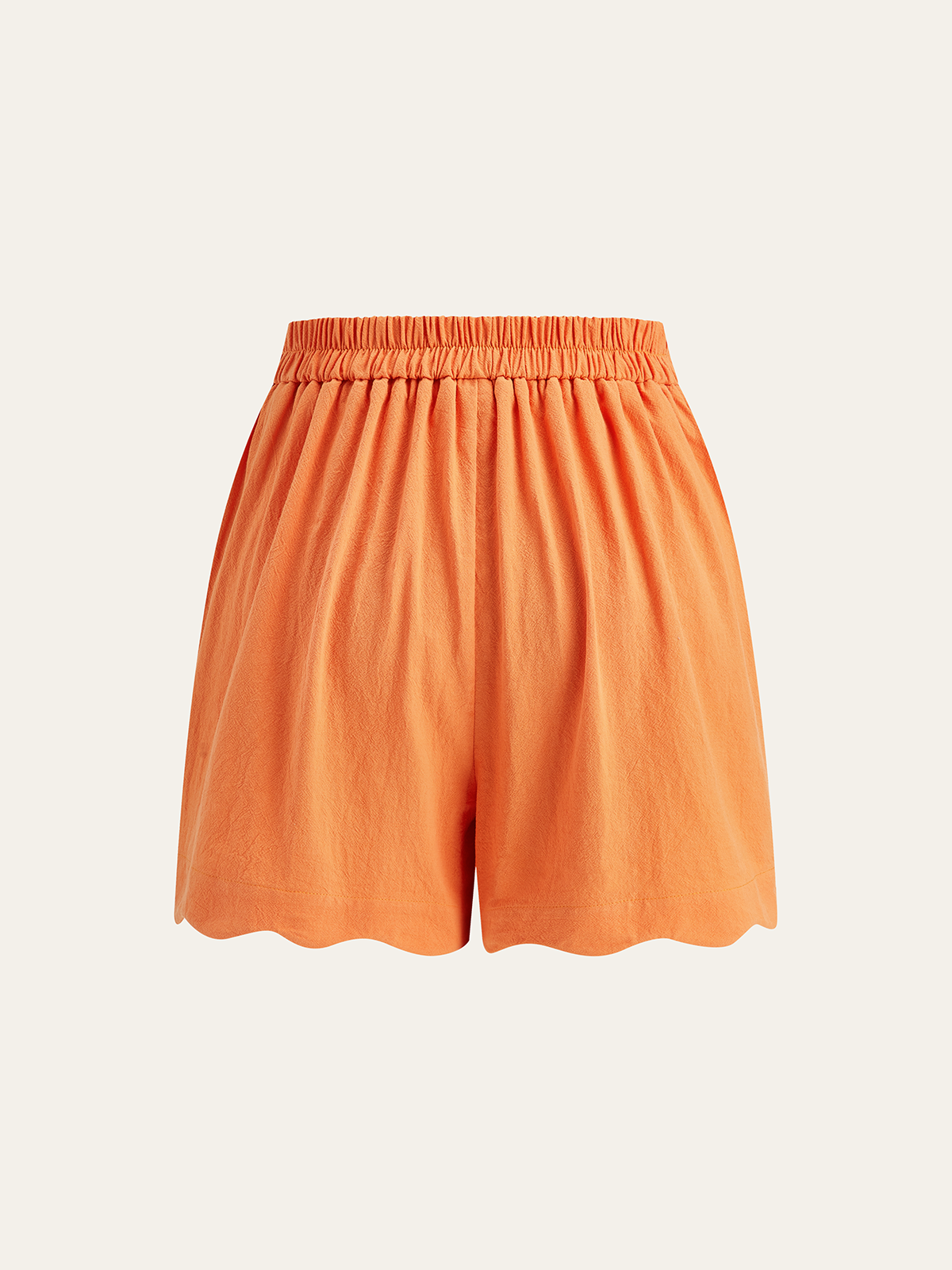 Ensemble débardeur à ourlet festonné et short