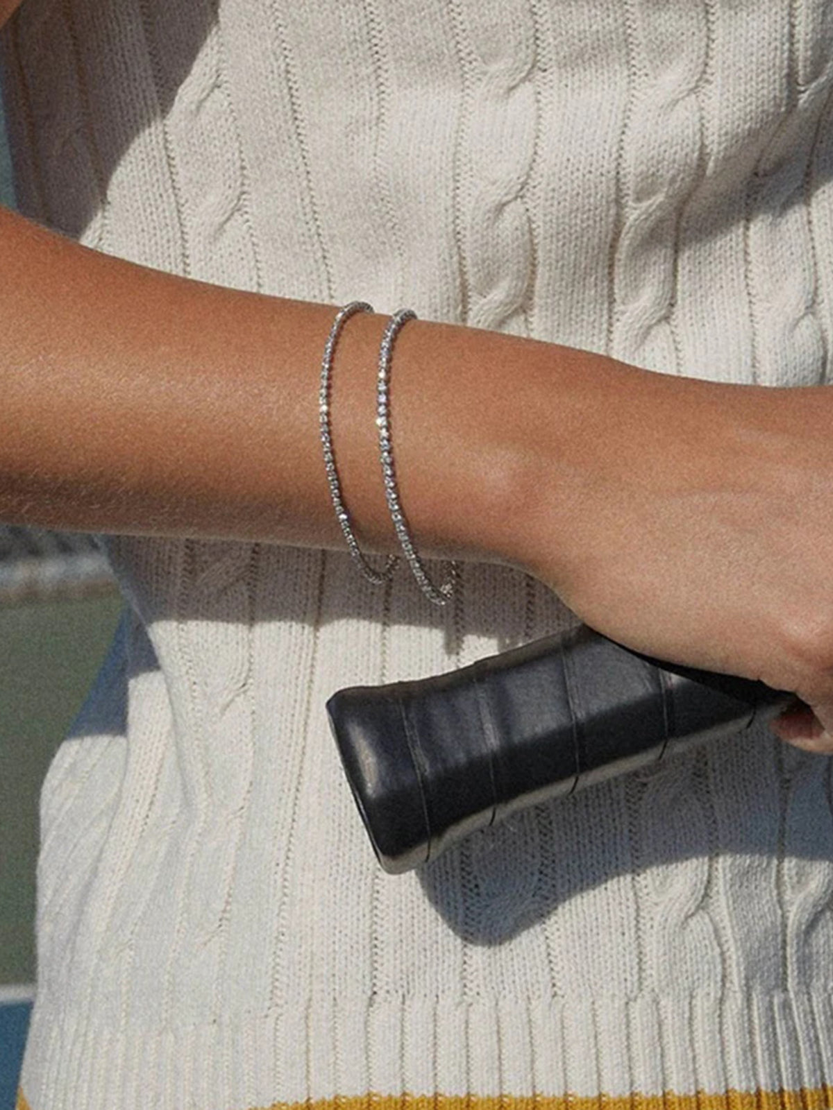 Bracelet orné de cristaux multi-styles