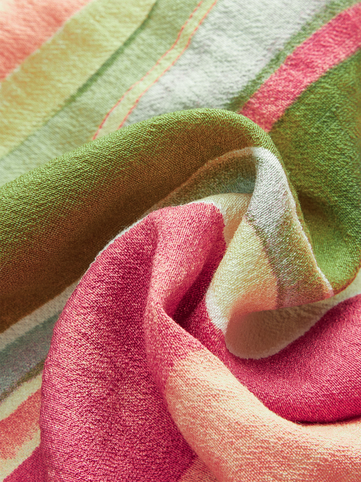 Robe longue bustier en coton à rayures colorées