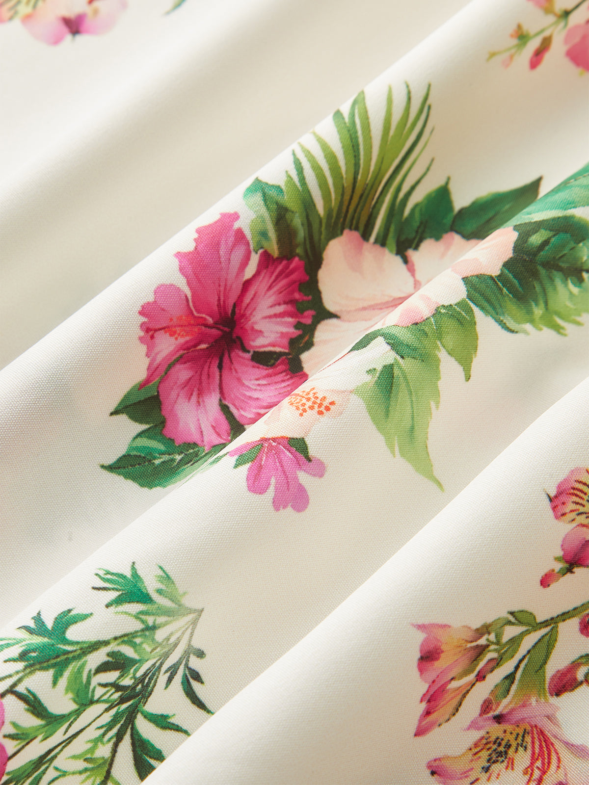 Robe midi ceinturée à imprimé floral