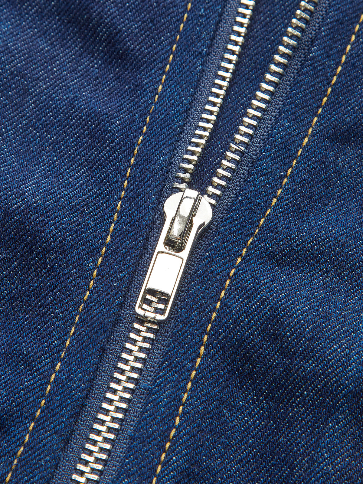 Robe mini en jean sans bretelles avec poches décoratives